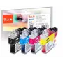 Peach PI500-238 tintas kasetne 4 gab. Melna, Ciāna, Magenta, Dzeltena