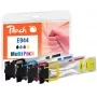 Peach PI200-786 tintas kasetne 4 gab. Savietojama Melna, Ciāna, Magenta, Dzeltena