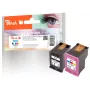 Peach PI300-1045 tintas kasetne 2 gab. Kompatibla Melna, Ciāna, Fuksīna, Dzeltena