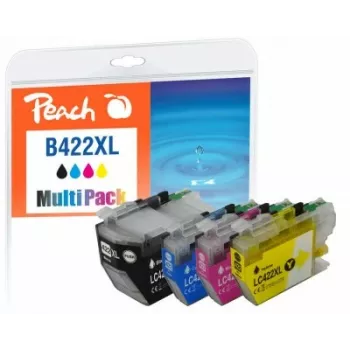 Peach PI500-383 tintas kasetne 4 gab. saderīga High (XL) Black, Cyan, Magenta, Yellow