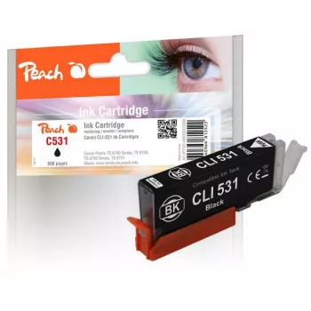 Peach PI100-498 tintas kasetne 1 gab. Saderīga Standarta ietilpība Melna