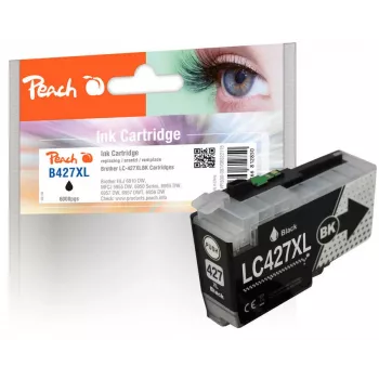 Peach PI500-397 tintas kasetne 1 gab. Savietojama Augstas (XL) ražības Melna