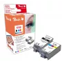 Peach PI100-433 tintas kasetne 2 gab. saderīga Melna, Ciāna, Fuksīna, Dzeltena