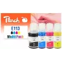 Peach 321322 tintas kasetne 4 gab. Saderīga Standarta ietilpība Melna, Ciāna, Fuksīna, Dzeltena