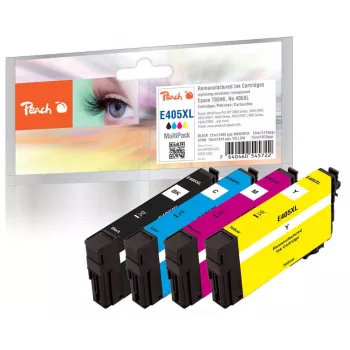 Peach 0F321358 tintas kasetne 4 gab. Augstas (XL) ietilpības Melna, Fuksīna, Dzeltena, Ciāna