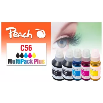 Peach 321698 tintas kasetne 5 gab. Standarta ietilpība Melna, Ciāna, Magenta, Dzeltena