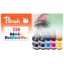 Peach 321698 tintas kasetne 5 gab. Standarta ietilpība Melna, Ciāna, Magenta, Dzeltena