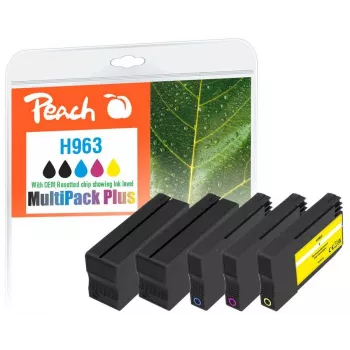 Peach 6ZC70AE tintas kasetne 5 gab. (Melnā, Ciāna, Magenta, Dzeltenā)
