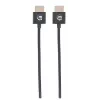 Manhattan HDMI kabelis ar Ethernet (Ultra Thin), 4K@60Hz (Premium High Speed), 1m, vīrietis-vīrietis, melns