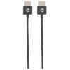 Manhattan HDMI kabelis ar Ethernet (Ultra Thin), 4K@60Hz (Premium High Speed), 3m, Vīrietis-Vīrietis, Melns, Ultra HD 4k x 2k, Pilnībā ekranēts, Apzeltīti kontakti, Mūža garantija