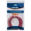 Intellinet tīkla savienojuma kabelis, Cat6, 0,5 m, sarkans, CCA, U/UTP, PVC, RJ45, apzeltīti kontakti, aizsargāts pret aizķeršanos, ar boot, mūža garantija