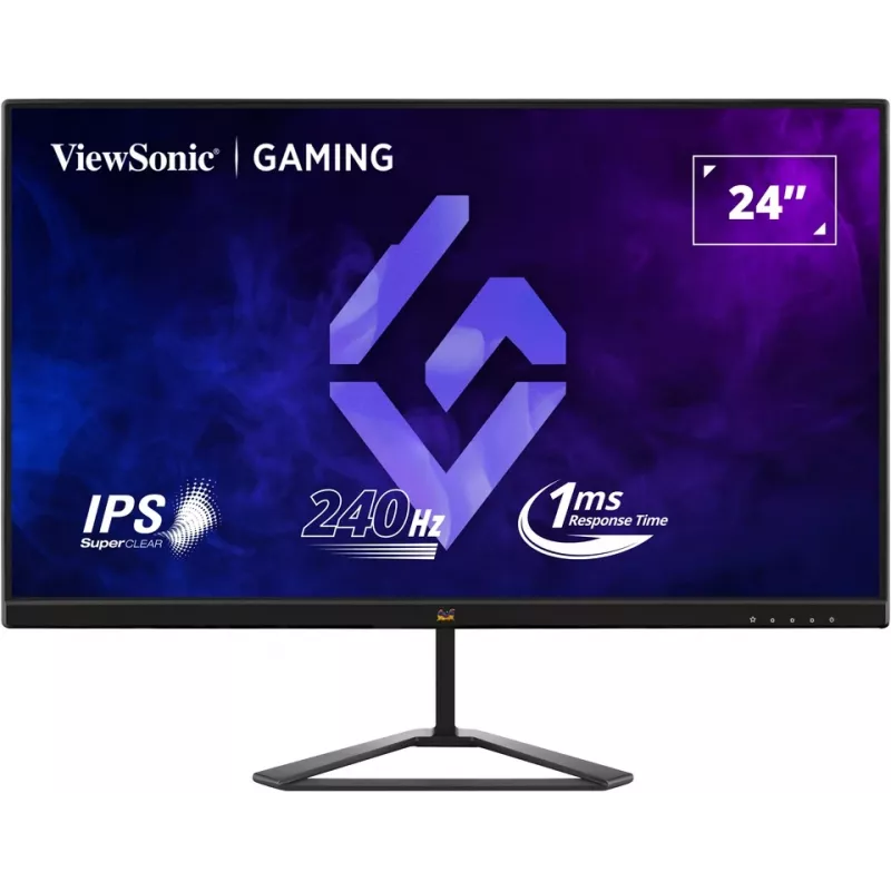 Viewsonic VX Series VX2479A-HD-PPRO monitors 61 cm (24 colli) 1920 x 1080 pikseļi Full HD LED melns