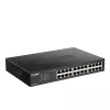 D-Link 24-Port Gigabit Smart Managed Switch, Pārvaldāms, L2, Gigabit Ethernet (10/100/1000), Rack stiprinājums, 1U