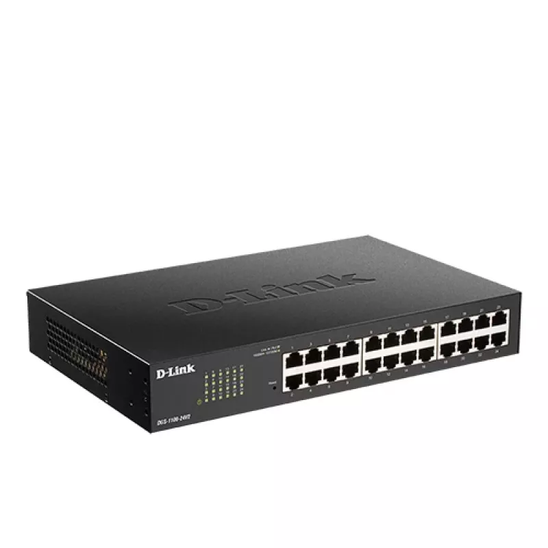 D-Link 24-Port Gigabit Smart Managed Switch, Pārvaldāms, L2, Gigabit Ethernet (10/100/1000), Rack stiprinājums, 1U