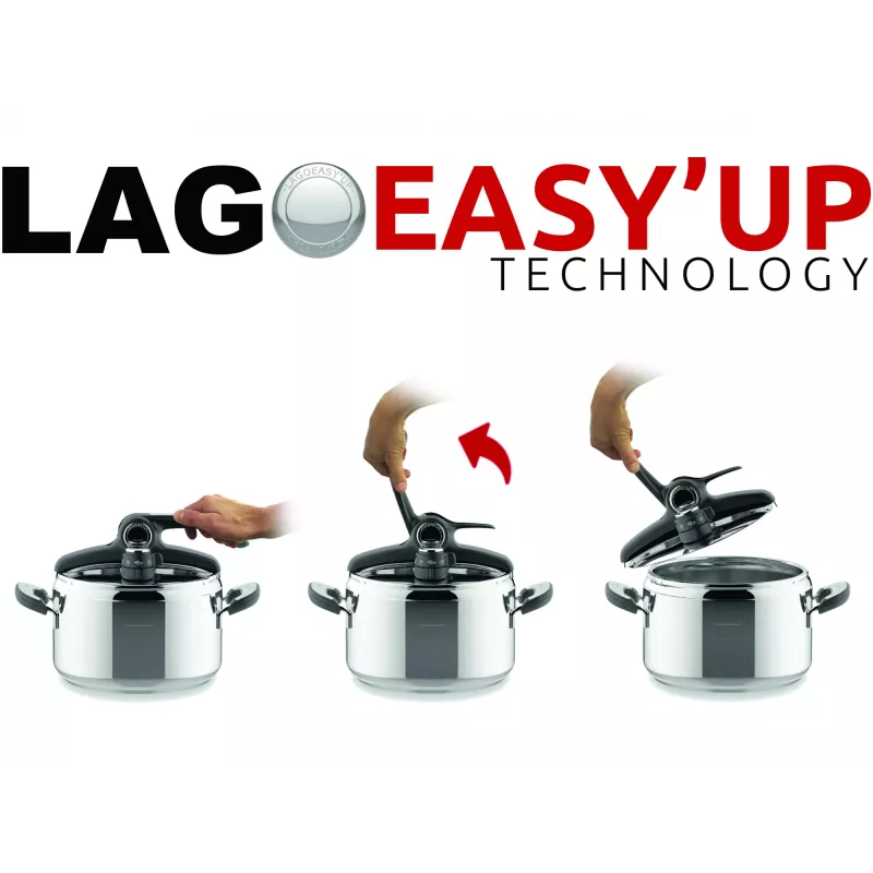 Lagostina Mia Lagoeasy'up 7 L Nerūsējošais tērauds
