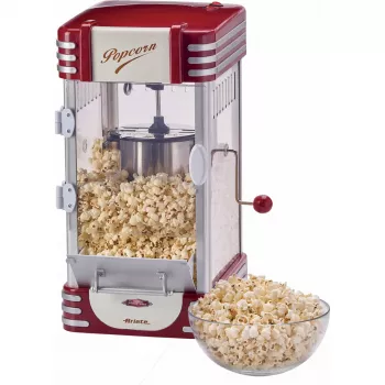 Ariete 2953 Popcorn Popper XL, 2.4 L, 700 g, 310 W, Sarkans Balts