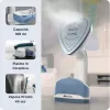 Ariete 6246 Duetto gludeklis - vertikālais un horizontālais gludeklis ar keramikas zoli - 1000 W - balts un zils