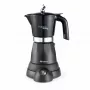 Ariete 1368 Moka Aroma elektriskā moka kanna, 4/6 tasītes, 480 W, automātiska izslēgšanās, uztur temperatūru 30 minūtes, melna