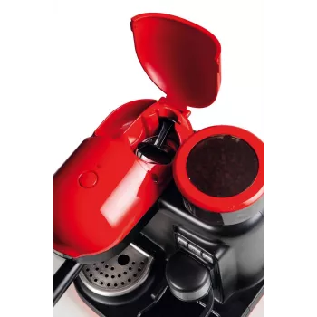 Ariete 1318 Moderna Espresso kafijas automāts ar iebūvētu dzirnaviņām, 1080 W, 800 cc, sarkans