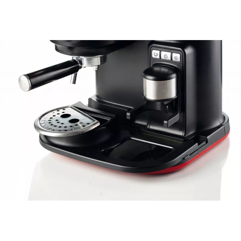 Ariete 1318 Moderna Espresso kafijas automāts ar iebūvētu dzirnaviņām, 1080 W, 800 cc, sarkans