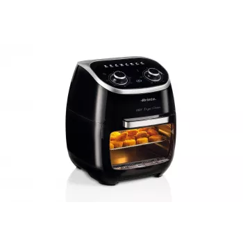 Ariete 4619 Airy Fryer Oven - Gaisa fritieris un elektriskā cepeškrāsns ar rotējošu grozu un rotisserie - 2000 W - 11 L - Tērauds