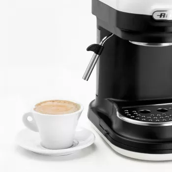 Ariete 1318 Moderna Espresso automāts ar iebūvētu kafijas dzirnaviņām, 1080 W, 800 ml, balts