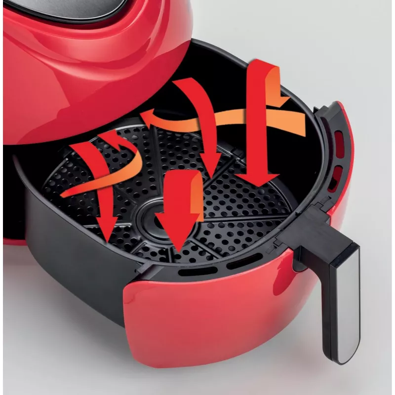 Ariete 4618 Airy Fryer XXL gaisa fritieris - 7 litri - 1800 W - sarkans