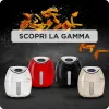 Ariete 4618 Airy Fryer XXL gaisa fritieris - 7 litri - 1800 W - sarkans