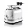 Ariete 149 Modern baltā grauzdētājs ar knaiblēm 2 maizes šķēlēm, sviestmaizei vai tostam - 6 brūnināšanas līmeņi - Atkausēšana - Modernā līnija - Balts