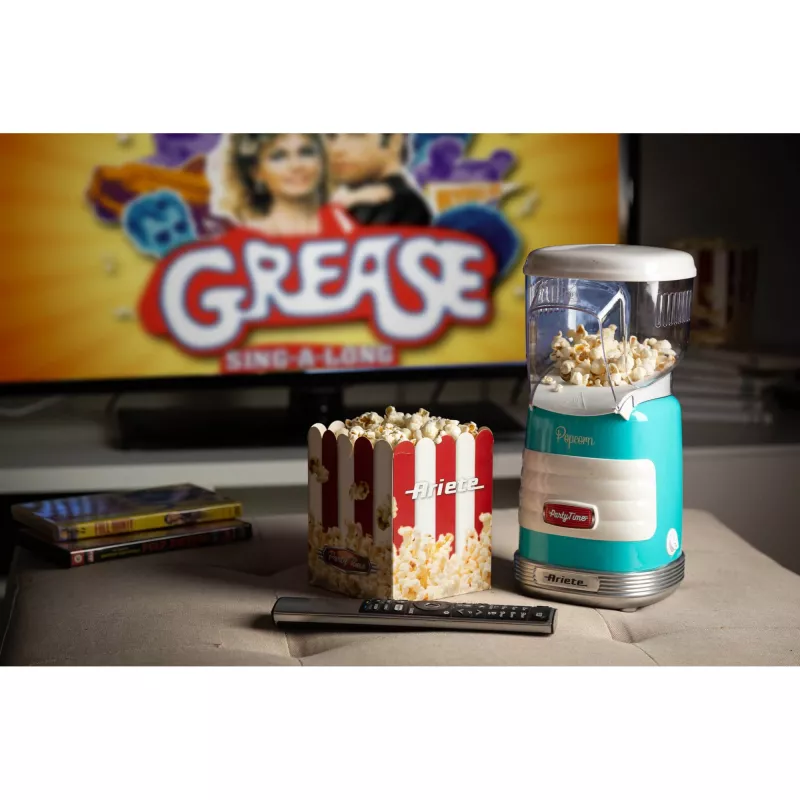 Ariete 2956 Popcorn Gatavotājs, Party Time, Karstā Gaisa, 1000 W, Zils