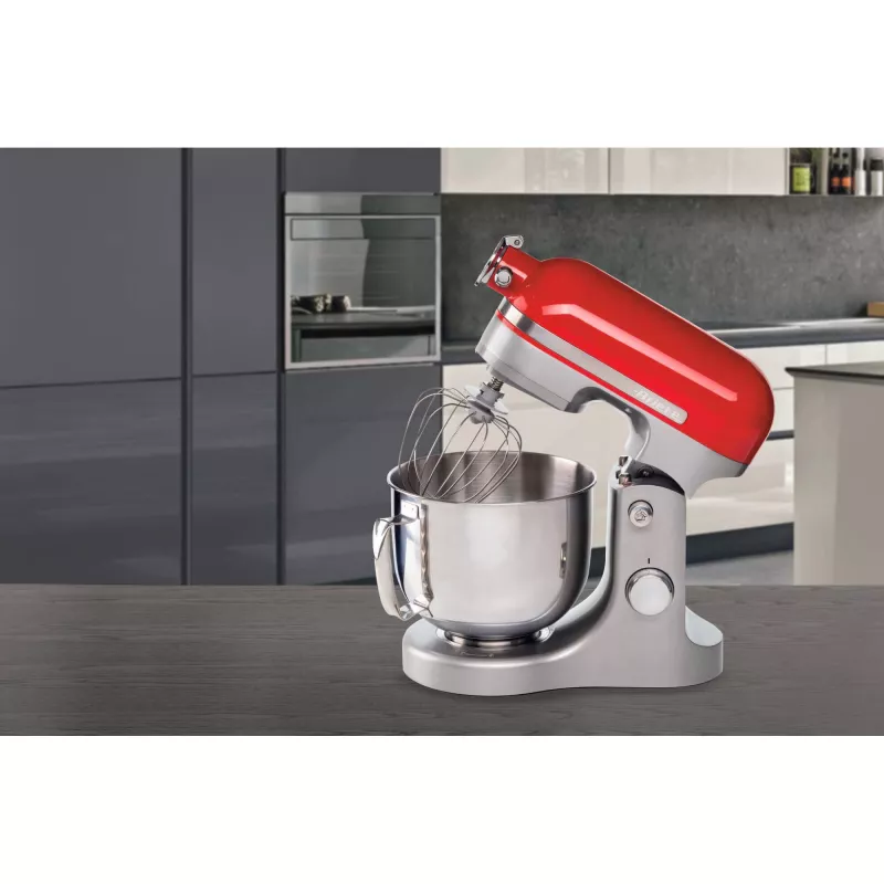 Ariete Moderna Red Mixer, Stāvmaisītājs, Sarkans, 5.5 L, 1600 W, 11 ātrumi, Planētu maisīšana