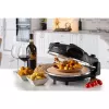 Ariete 917 picas krāsns - Pica 4 minūtēs - Ugunsizturīga akmens plāksne ar nepiedegošu pārklājumu - Maks. temperatūra 400°C - 1200 W - Taimeris 30' - Melna