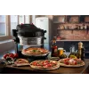 Ariete 927 Pizzeria dubultā picas cepeškrāsns, 2 picas 4 minūtēs, 2300 W, 2 ugunsizturīgi akmeņi, 2 termostati, diametrs 32 cm, 5 gatavošanas līmeņi, 2 nerūsējošā tērauda lāpstiņas, sarkana