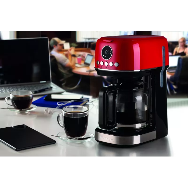 Ariete 1396/00 Pilienu kafijas automāts, 1.5 L, sarkans