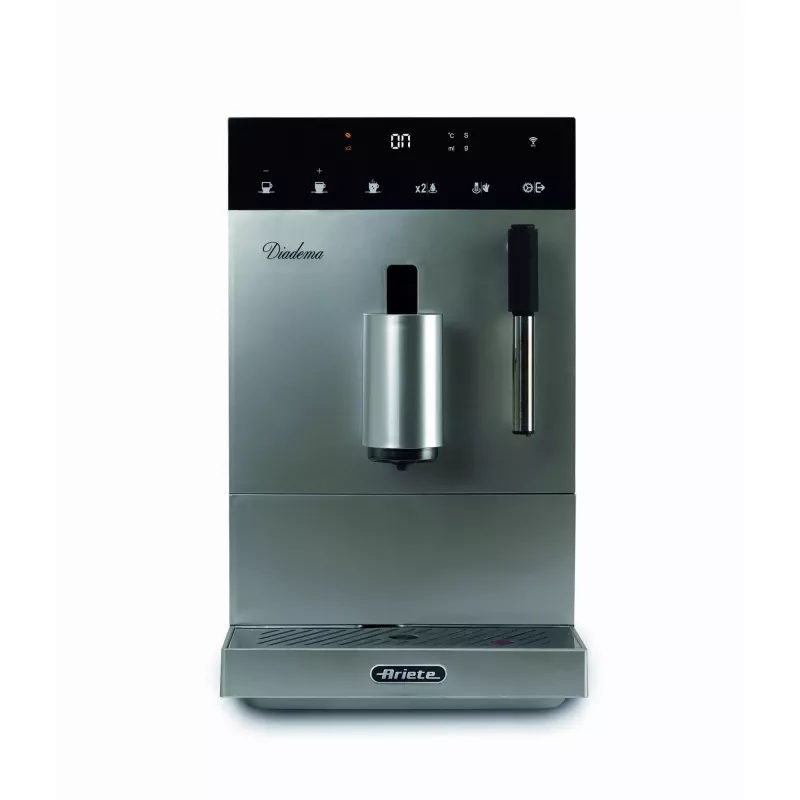 Ariete 1452 Diadema automātiskā kafijas automāts, 1350 W, 19 bāru spiediens, sudraba