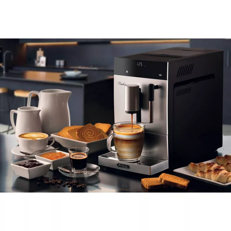Ariete 1452 Diadema automātiskā kafijas automāts, 1350 W, 19 bāru spiediens, sudraba