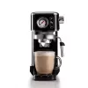 Ariete 1381 kafijas automāts ar manometru, saderīgs ar maltu kafiju un ESE kapsulām, 1300 W, 1.1 L tilpums, 15 bāru spiediens, ½ tasītes filtrs, Cappuccino ierīce, Melns