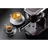 Ariete 1381 kafijas automāts ar manometru, saderīgs ar maltu kafiju un ESE kapsulām, 1300 W, 1.1 L tilpums, 15 bāru spiediens, ½ tasītes filtrs, Cappuccino ierīce, Melns