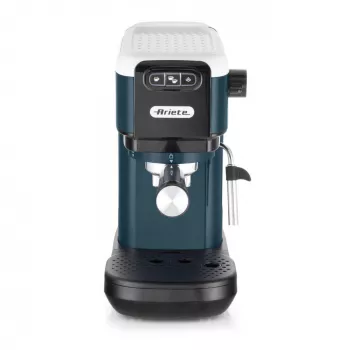Ariete 1399 Espresso kafijas automāts, maltai kafijai un ESE paciņām, 1300 W, 1.1 L, 15 bāri, 1, 2 tases un ESE filtrs, Cappuccino, Balts