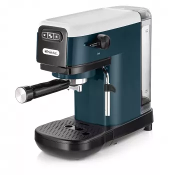 Ariete 1399 Espresso kafijas automāts, maltai kafijai un ESE paciņām, 1300 W, 1.1 L, 15 bāri, 1, 2 tases un ESE filtrs, Cappuccino, Balts