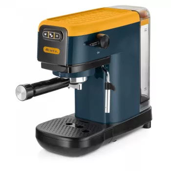 Ariete 1399 Espresso kafijas automāts, maltai kafijai un ESE kapsulām, 1300 W, 1.1L, 15 bāri, dzeltenā krāsā