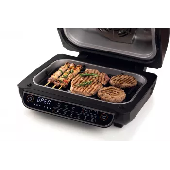 Ariete 4635 Air Fryer Grill, Cepeškrāsns un Grils, Steika Grils, 1700W, Tilpums 8L, Cepšana un Grilēšana, 8 gatavošanas funkcijas, Taimeris, Melns