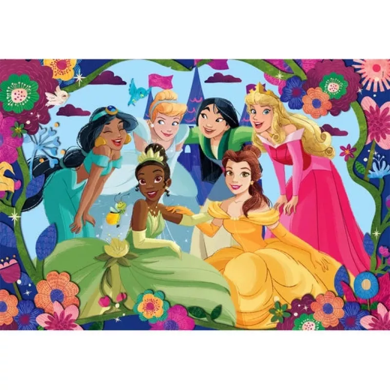 Clementoni Supercolor Disneja Princeses Puzle 30 gab.