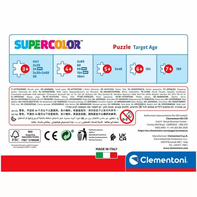 Clementoni Supercolor Gabby’s Dollhouse puzle 30 gab.