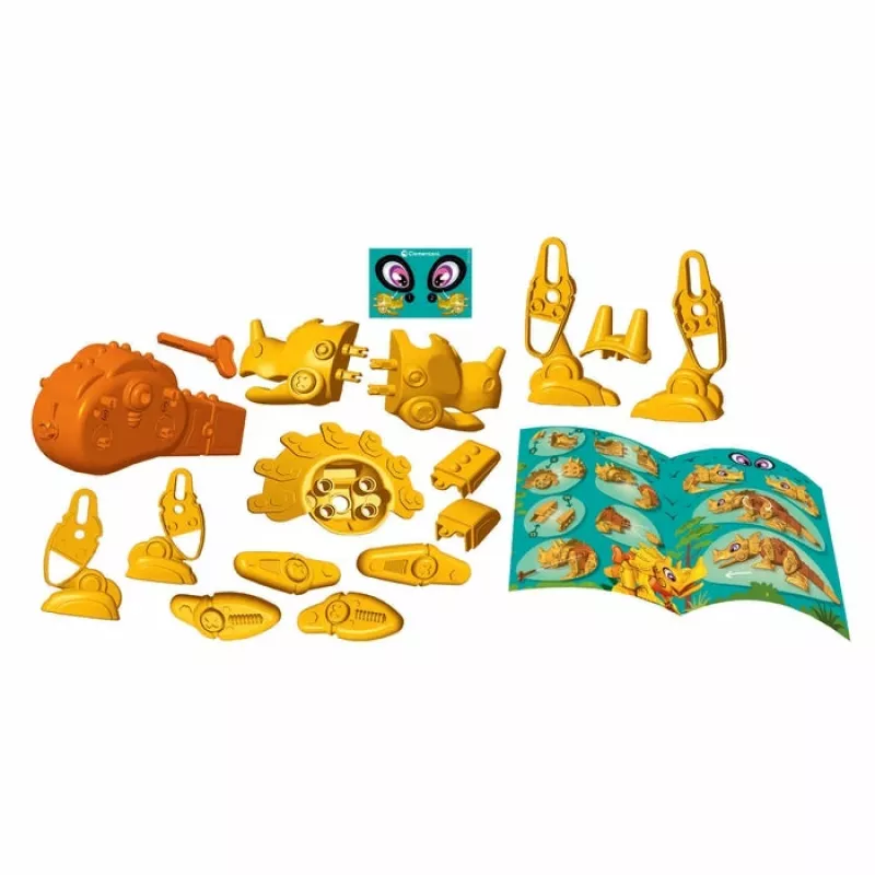 Clementoni Dino Bot Triceratops Junior – Robotizēts dinozaurs, 5 gadi