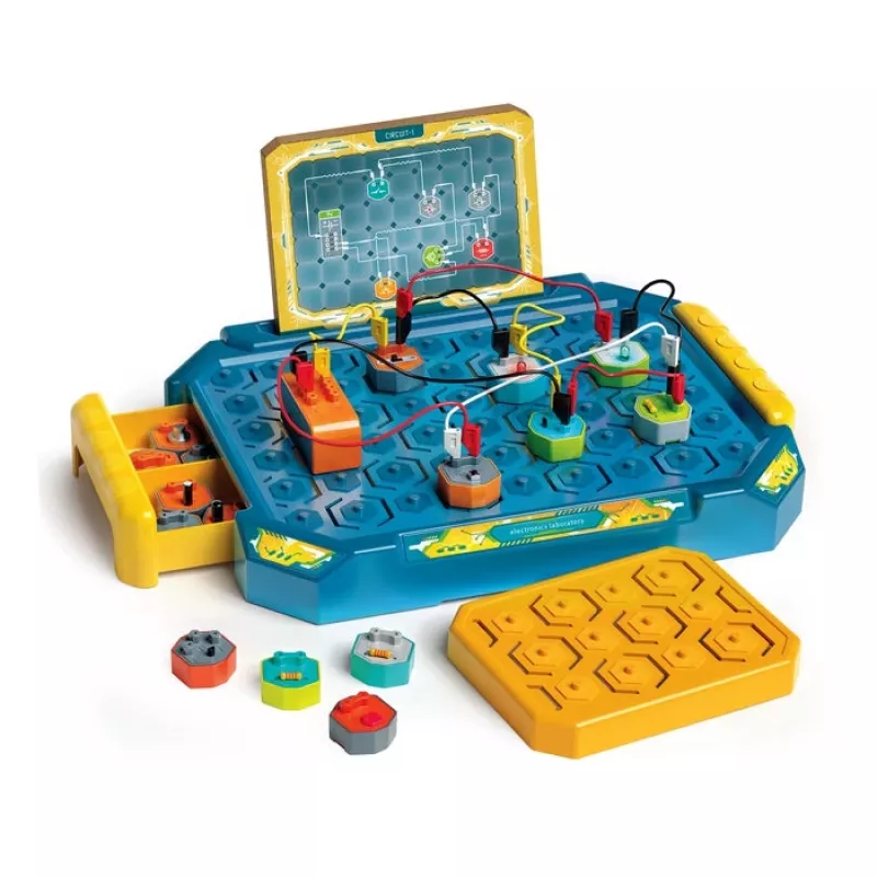 Clementoni Science & Play Elektronikas laboratorija, Eksperimentu komplekts, Elektrība, 8 gadi, Jauktas krāsas