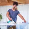 Polti Vaporella Quick & Comfort QC110 tvaika gludeklis, nerūsējošā tērauda pamatne, 2200 W, zaļš, balts