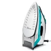Polti Vaporella Quick & Comfort QC120 Tvaika gludeklis, nerūsējošā tērauda zole, 2200 W, melns/tirkīzs/balts