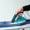 Polti Vaporella Quick & Comfort QC120 Tvaika gludeklis, nerūsējošā tērauda zole, 2200 W, melns/tirkīzs/balts