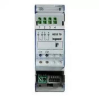 Legrand F430/2 releju modulis 2 neatkarīgiem relejiem, 100/240 V, 50/60 Hz, 2 DIN moduļi, IP20